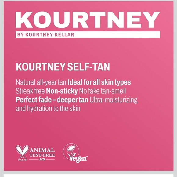 KOURTNEY Instant Self-Tan Mousse Sunless Tanning Foam MEDIUM - Picture 3 of 5